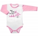 Body dl. rukáv s vtipným textom Baby Nellys, Když nespím já,tak nespí nikdo!, vel.86,holka